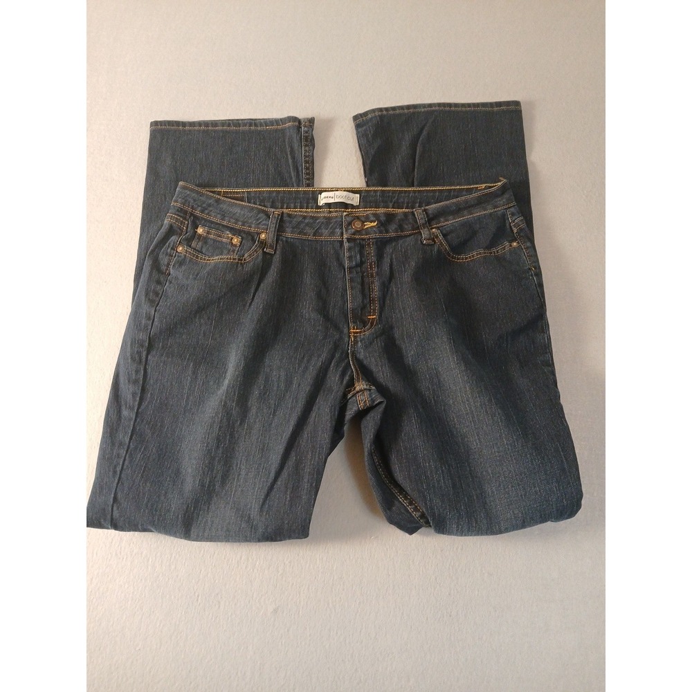 Riders by Lee Bootcut Size 16M  Jeans Blue Denim Women's Dark Wash!!